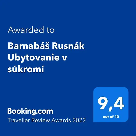 Barnabas Rusnak Ubytovanie V Sukromi Mucin Exteriér fotografie